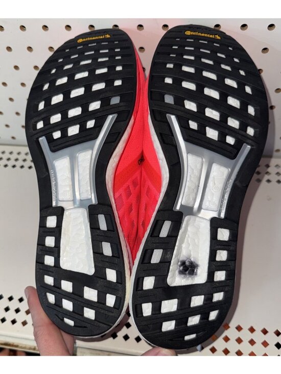 Adidas AdiZero Boston 9 Mens Athletic Running Shoes Size 11 Signal Pink Black main image 9
